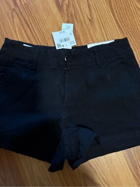 american eagle Black High-Rise Casual Shorts